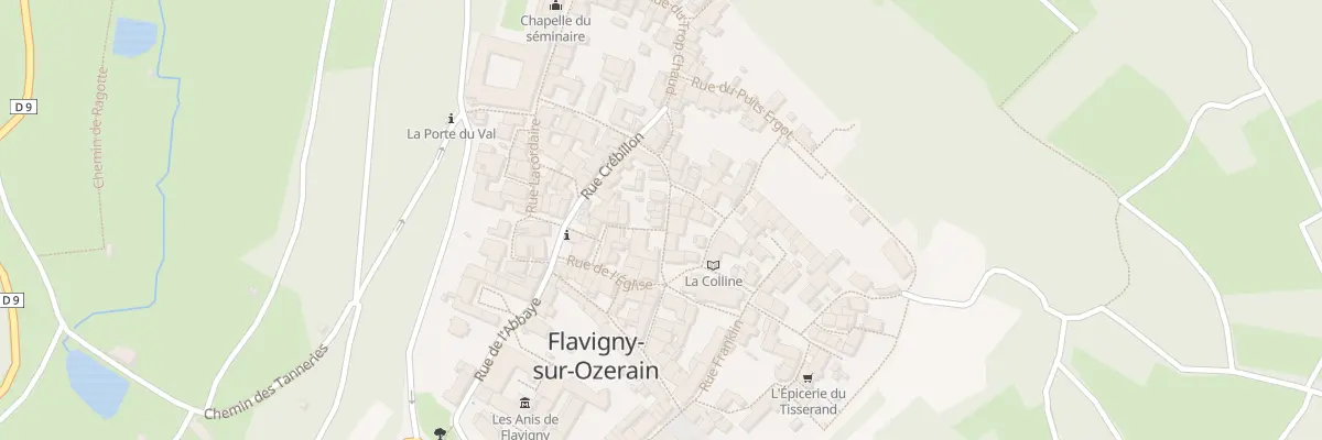 Plan du 5 Rue du Four à Flavigny-sur-Ozerain
