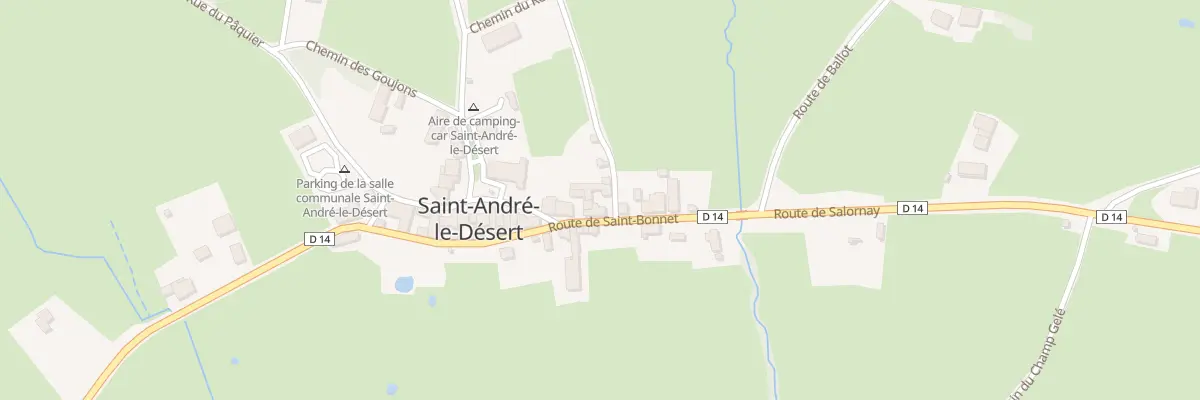 Plan du 8 Rte de Saint Bonnet à Saint-André-le-Désert