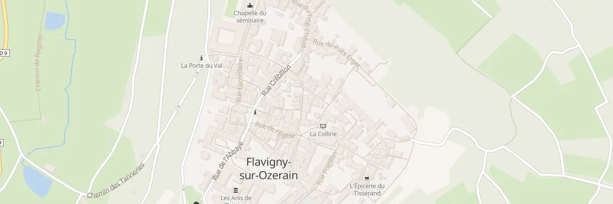 Plan du 4 Rue du Four à Flavigny-sur-Ozerain