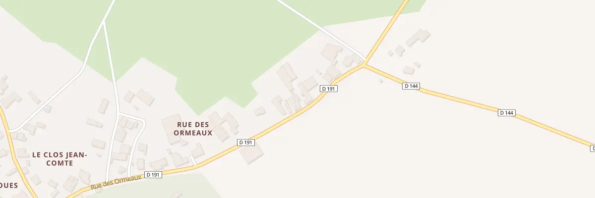 Plan du 25 Rue des Ormeaux à Vauchonvilliers