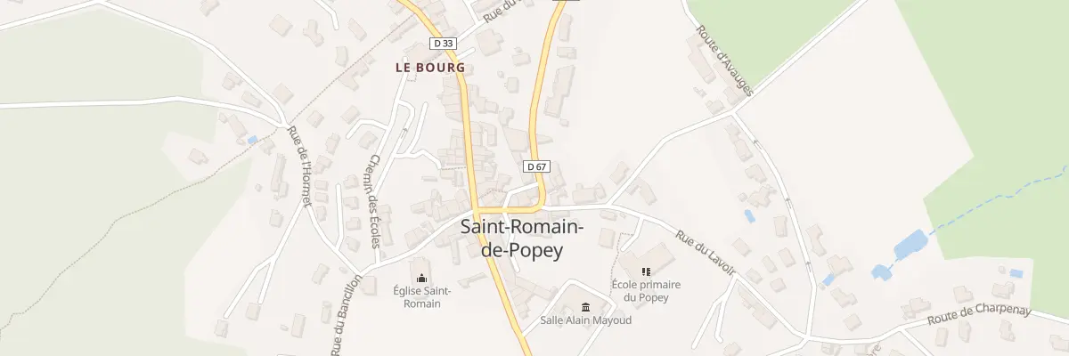 Plan du 85 Rte de la Gare à Saint-Romain-de-Popey