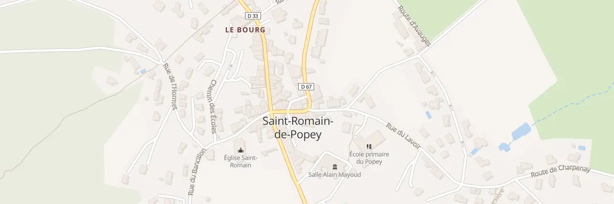 Plan du 69 Rte de la Gare à Saint-Romain-de-Popey