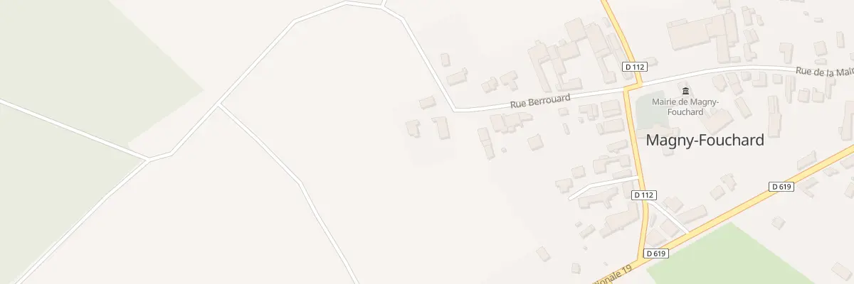 Plan du 11 Rue Berrouard à Magny-Fouchard
