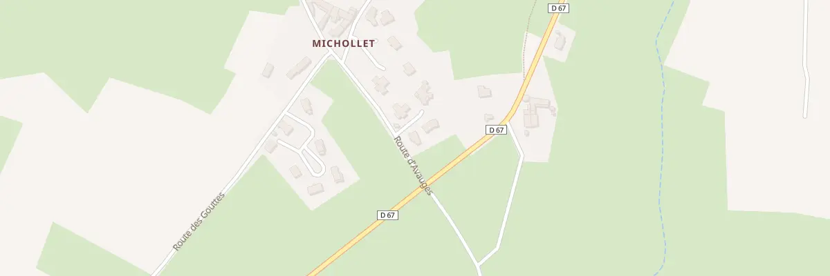 Plan du 674 Rte d’Avauges à Saint-Romain-de-Popey