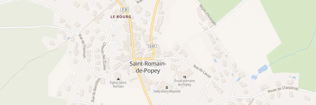 Plan du 72 Rte de la Gare à Saint-Romain-de-Popey
