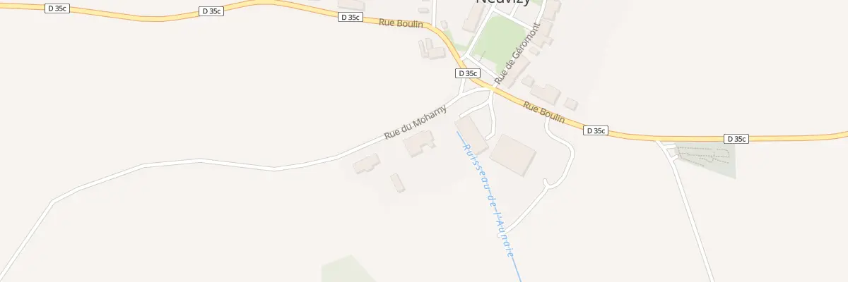 Plan du 1 Rue du Moharny à Neuvizy