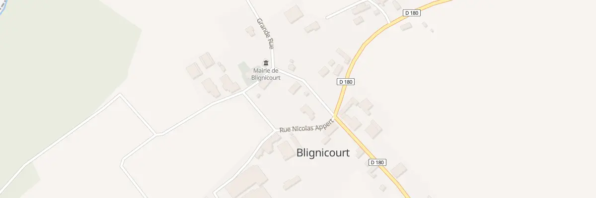 Plan du 6 Le Village à Blignicourt