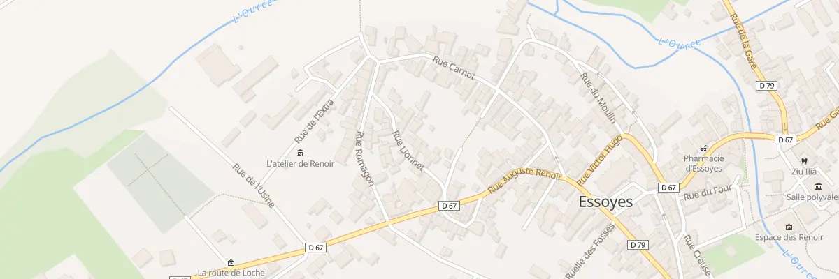 Plan du 10 Rue Lionnet à Essoyes