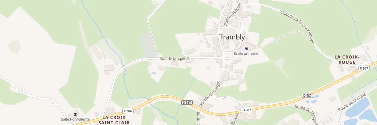 Plan du 10 Rue de la Mairie à Trambly