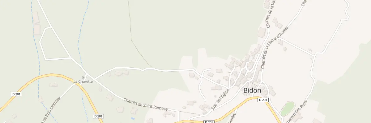 Plan du 5259 Les Gauds à Bidon