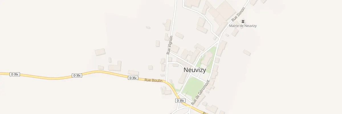 Plan du 6 Rue de la Cour à Neuvizy