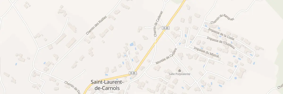 Plan du 5114 Rte de Valbonne à Saint-Laurent-de-Carnols