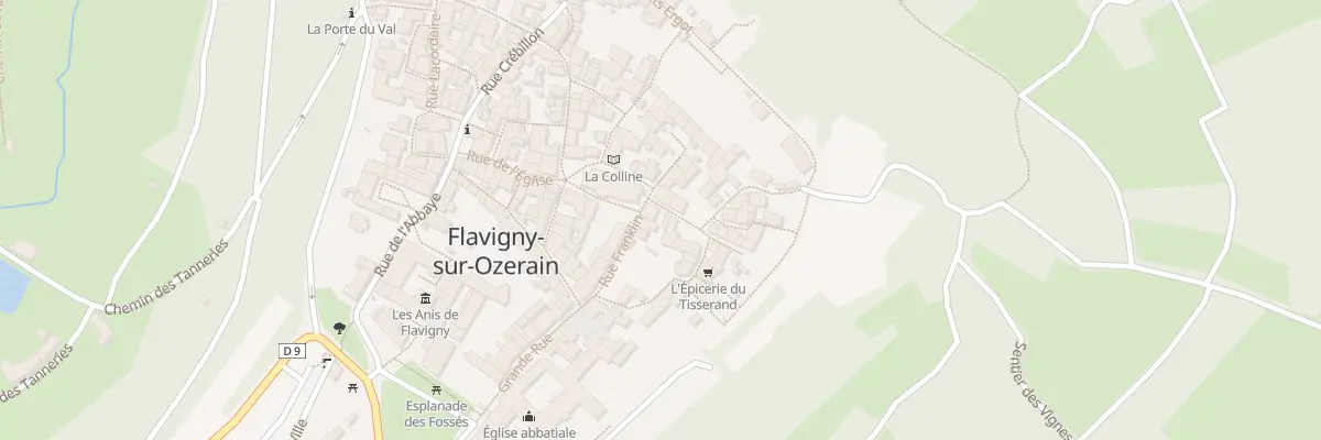 Plan du 2 Rue de la Poterne à Flavigny-sur-Ozerain