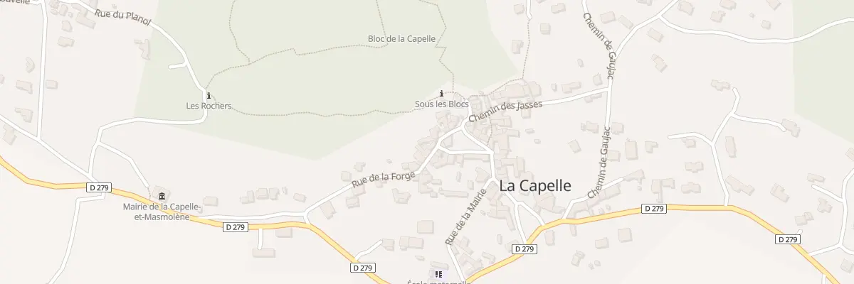 Plan du 5167 La Capelle à La Capelle-et-Masmolène