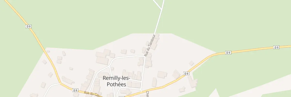 Plan du 3 Rue du Tambour à Remilly-les-Pothées