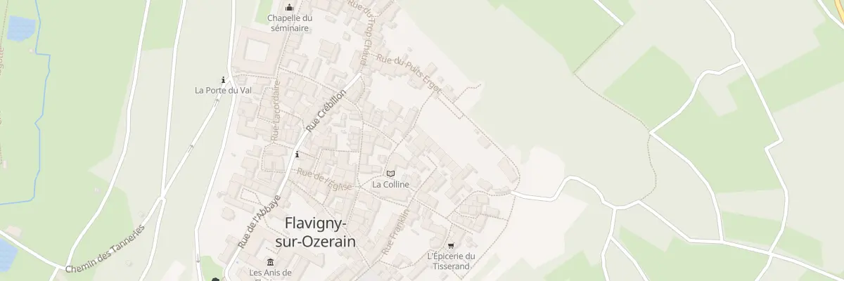 Plan du 18 Les Castafours à Flavigny-sur-Ozerain