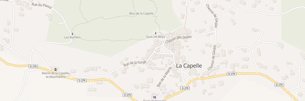 Plan du 5169 La Capelle à La Capelle-et-Masmolène