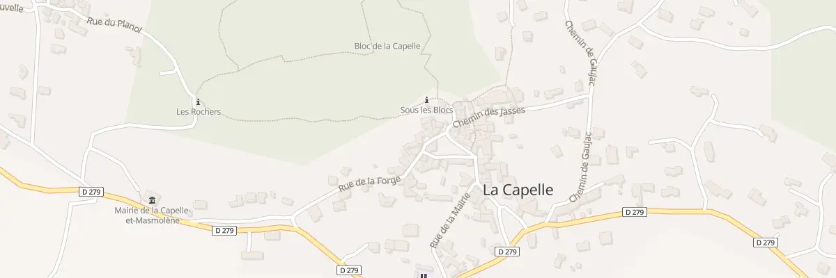 Plan du 5037 La Capelle à La Capelle-et-Masmolène