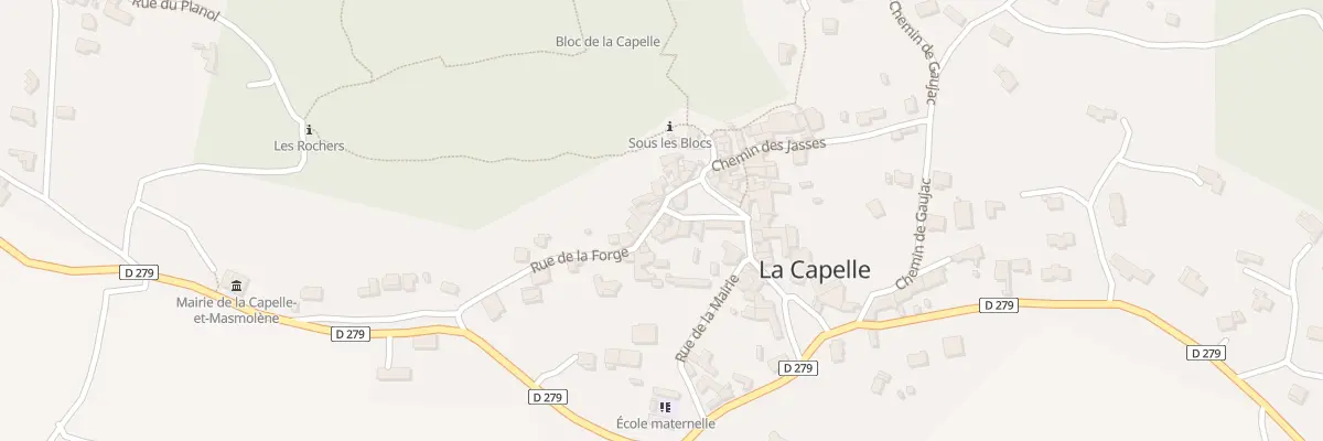 Plan du 5044 Pas de la Fontaine à La Capelle-et-Masmolène