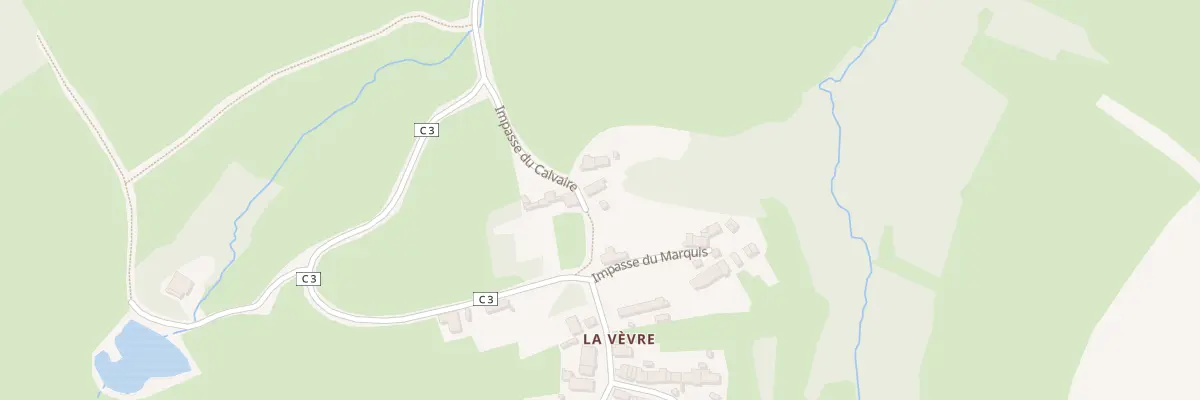 Plan du 5020 La Vevre à Saisy