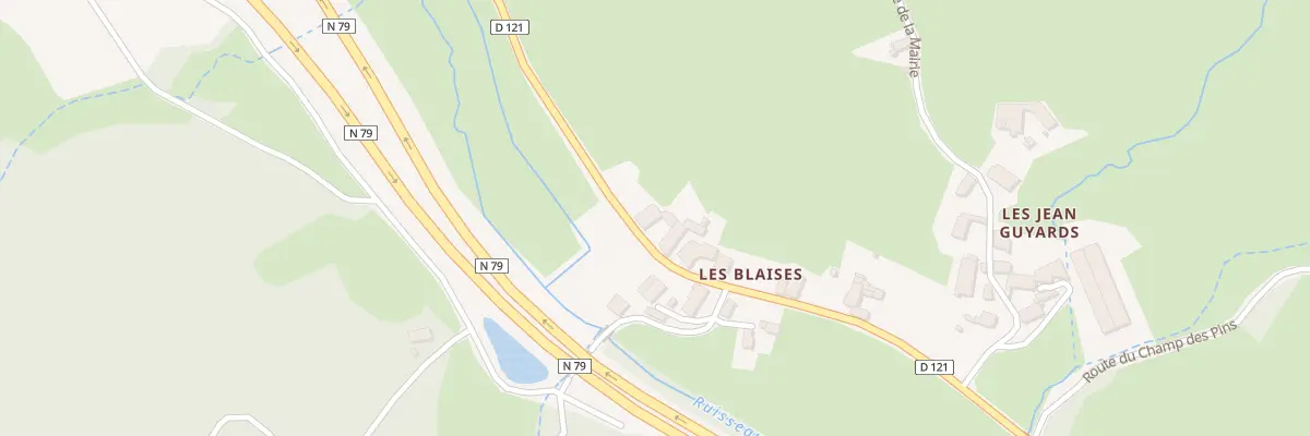 Plan du 5102 Les Vercheres des Blaises à La Chapelle-du-Mont-de-France