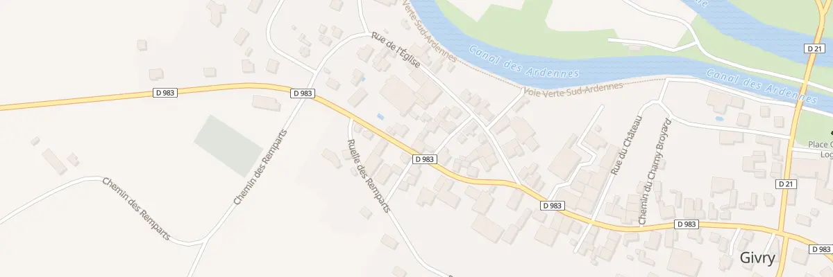 Plan du 32 Rue de la Liberation à Givry