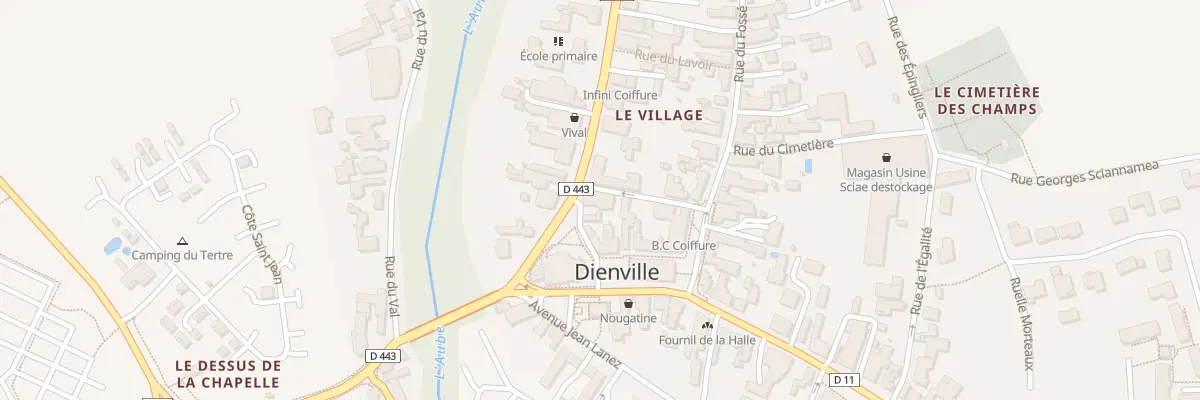 Plan du 2 Rle aux Moines à Dienville