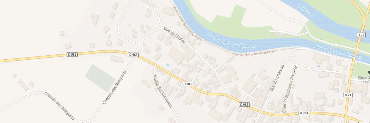 Plan du 9 Rue de l’Eglise à Givry