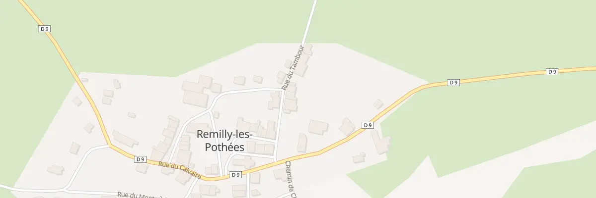 Plan du 6 Rue du Tambour à Remilly-les-Pothées