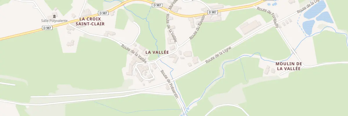 Plan du 5051 La Vallee à Trambly