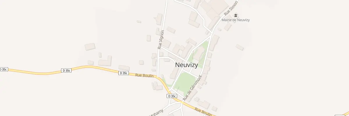 Plan du 2 Rue de la Cour à Neuvizy