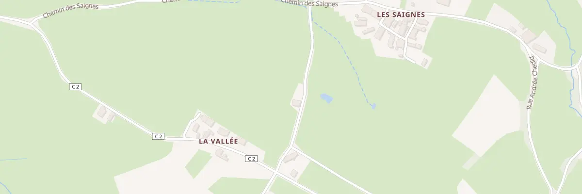 Plan du 474 Rte de la Vallee à Buffières