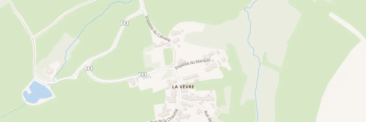 Plan du 5022 La Vevre à Saisy
