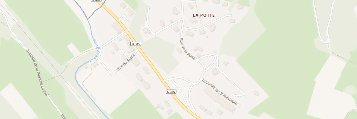 Plan du 291 Rue de la Potte à Ternand