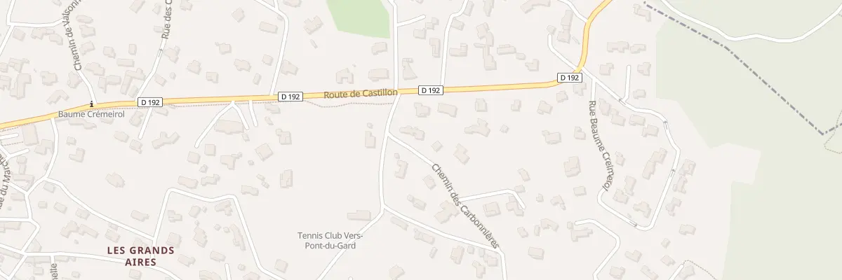 Plan du 6028 Che des Carbonnieres à Vers-Pont-du-Gard