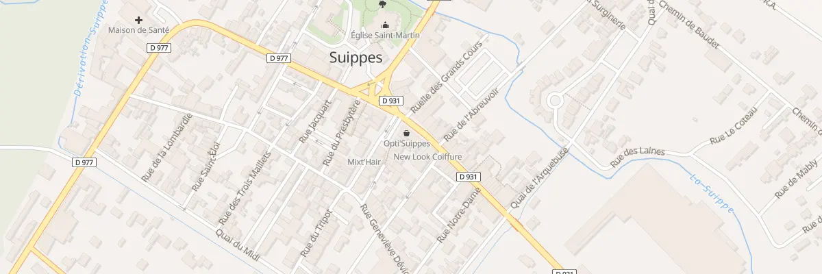Plan du 1 Rue Buirette Gaulard à Suippes