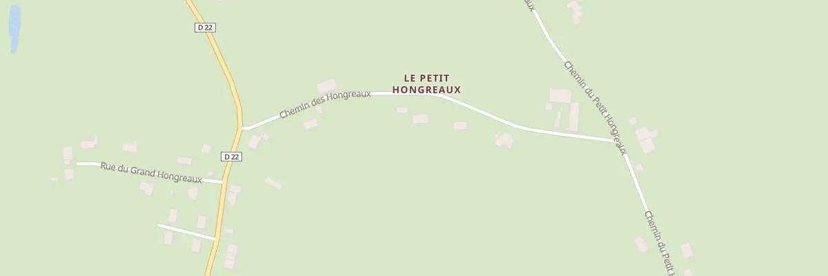 Plan du 1875 Hameau du Petit Hongreaux à Rocroi
