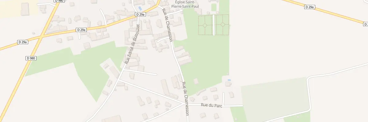 Plan du 9 Rue de Chamesson à Ampilly-le-Sec