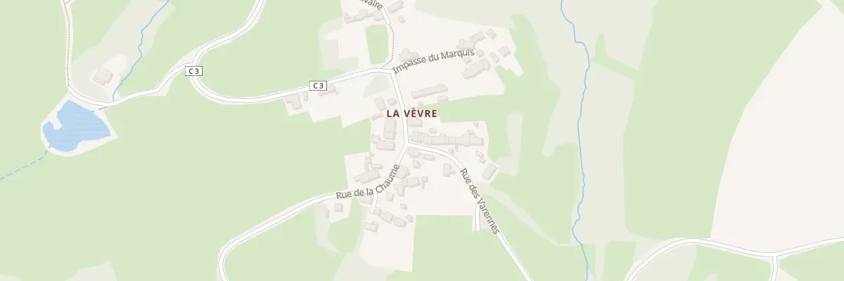 Plan du 5041 La Vevre à Saisy