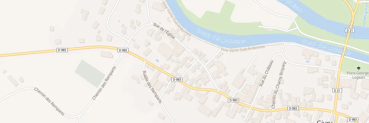 Plan du 5 Rue de l’Eglise à Givry
