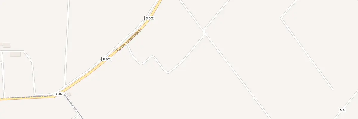 Plan du 5840 Pazac Sud à Meynes