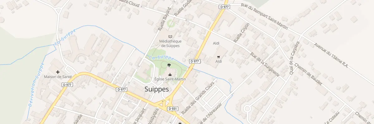 Plan du 1 Rue Chevallot Aubert à Suippes