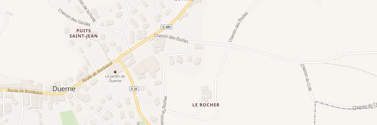 Plan du 37 Che du Rocher à Duerne