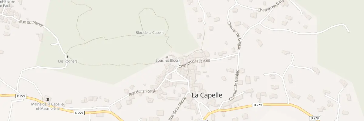 Plan du 4 Pl de l’Eveque d’Uzes à La Capelle-et-Masmolène
