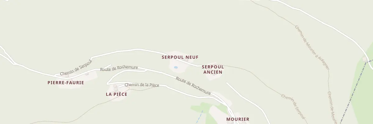 Plan du 5161 Serpoul à Saint-Jean-Chambre