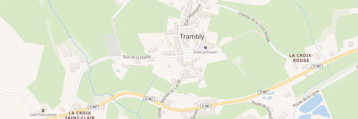 Plan du 14 Rue de la Mairie à Trambly
