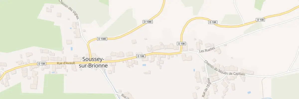 Plan du 29 Grande Rue à Soussey-sur-Brionne