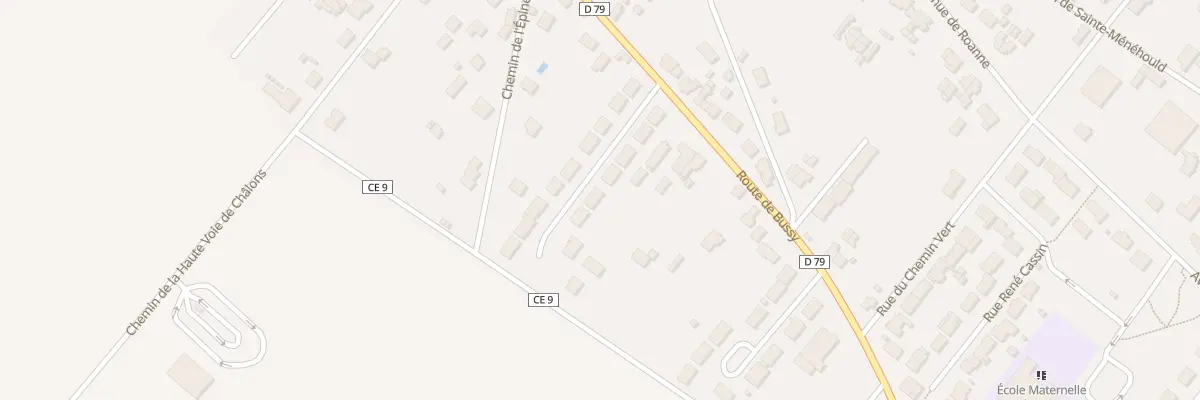 Plan du 9 Rue Capitaine Fregate N Camard à Suippes