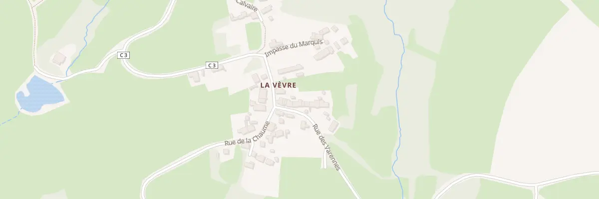 Plan du 5014 La Vevre à Saisy