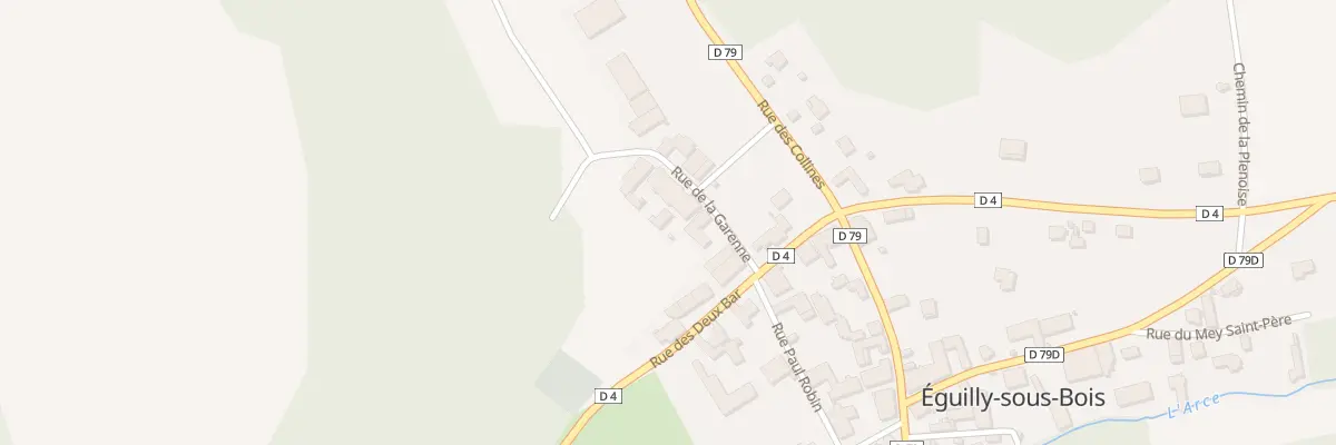 Plan du 3 Rue de la Garenne à Éguilly-sous-Bois